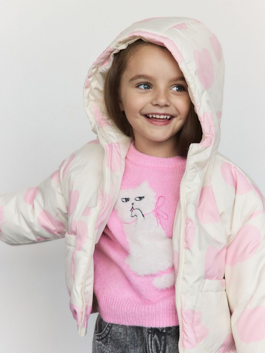 Jumper with cat - multicolor - RESERVED - 5