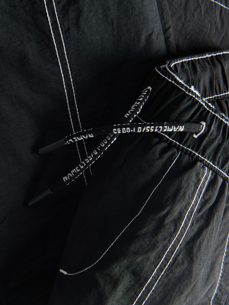 Trousers with fleece lining - black - RESERVED - 7