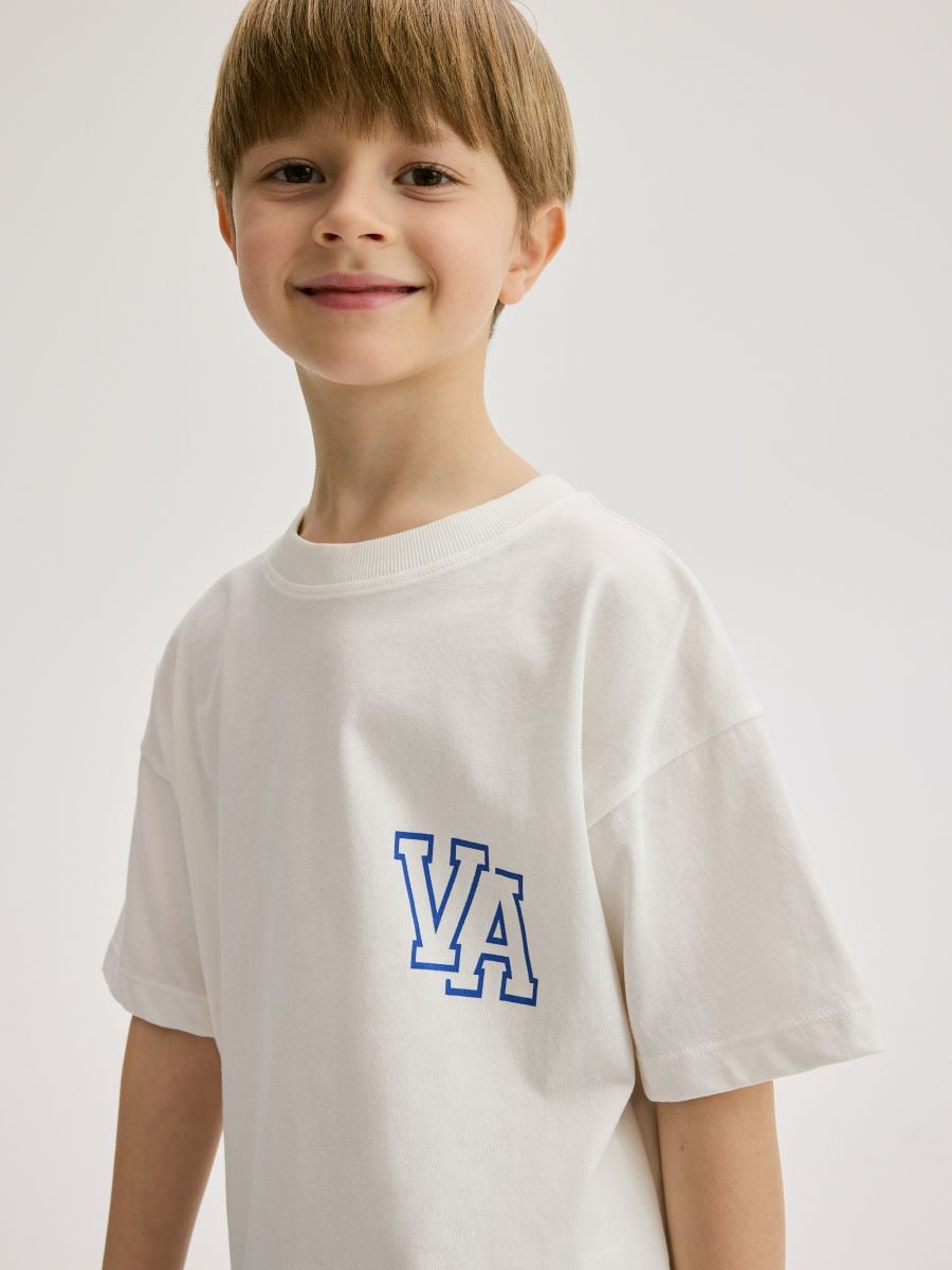 T-shirt with print - cream - RESERVED - 5