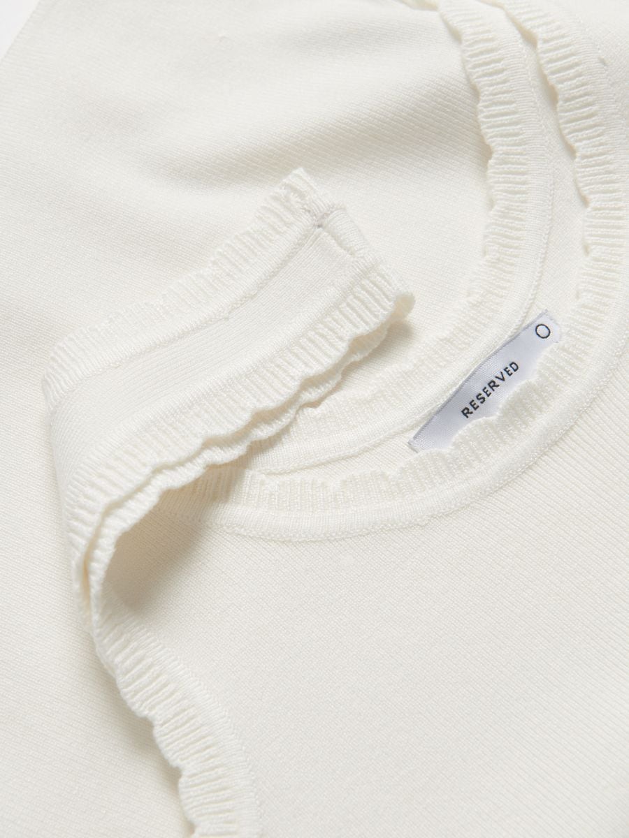 LADIES` BLOUSE - cream - RESERVED - 6