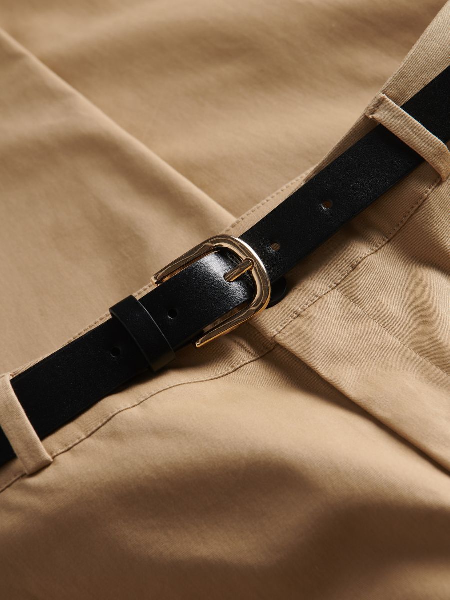 Fabric trousers - beige - RESERVED - 6