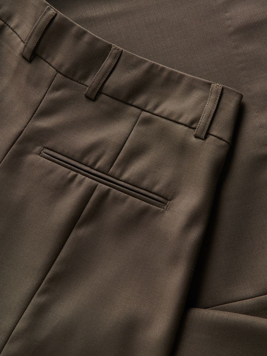 Wool-blend skort - green - RESERVED - 2