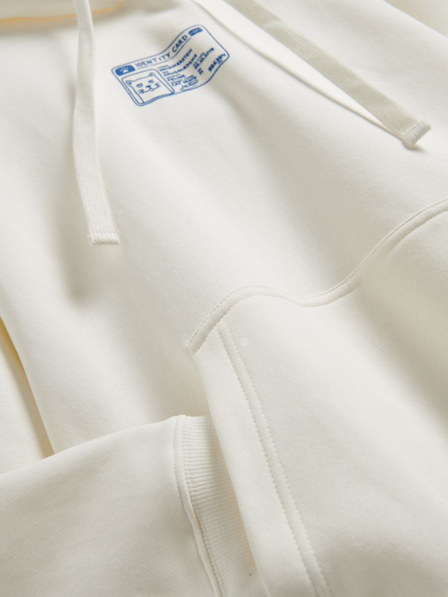 Hoodie - cream - RESERVED - 6