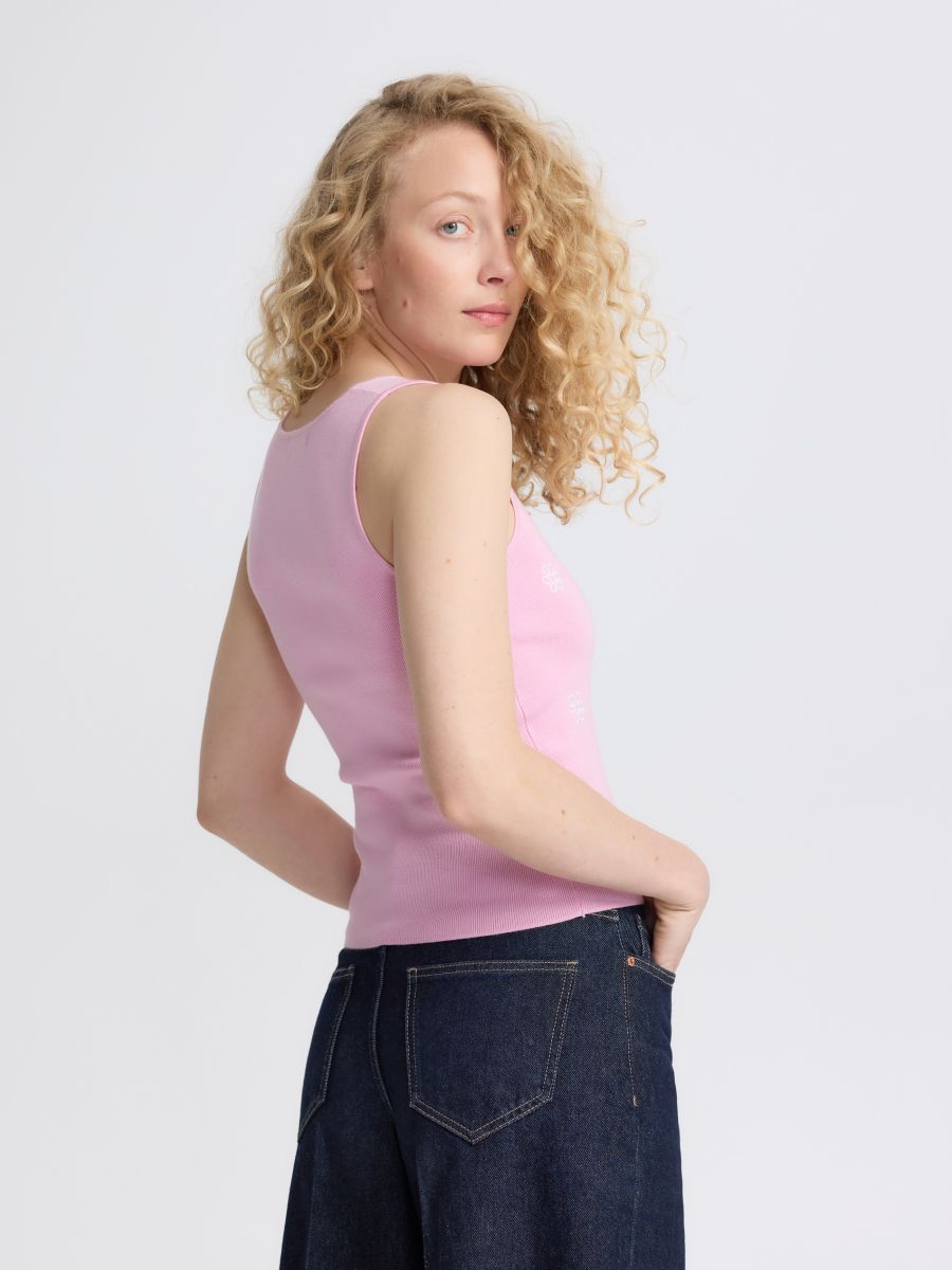 Viscose blend blouse - pink - RESERVED - 2