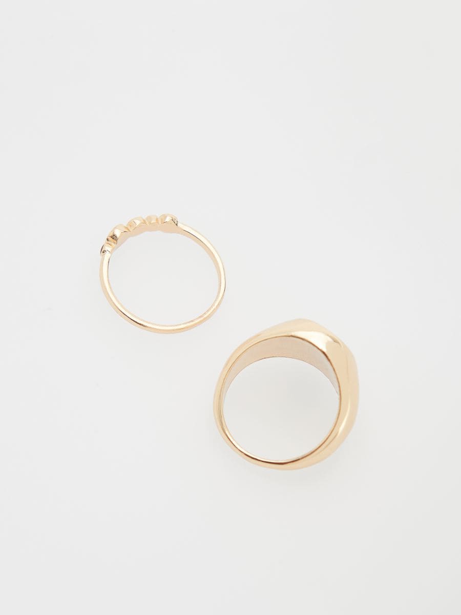 Rings 2 pack - black - RESERVED - 3