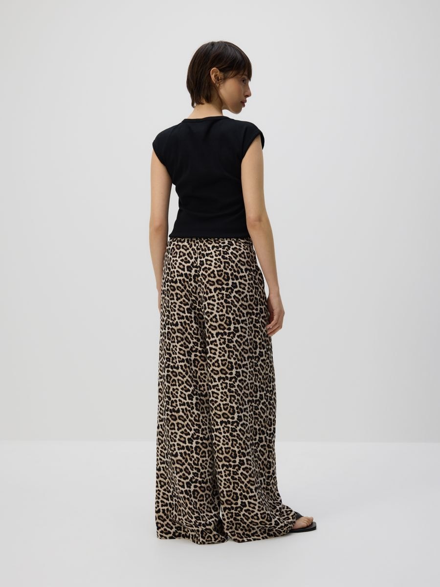 Pantalon ample à pinces - Multicolore - RESERVED - 4