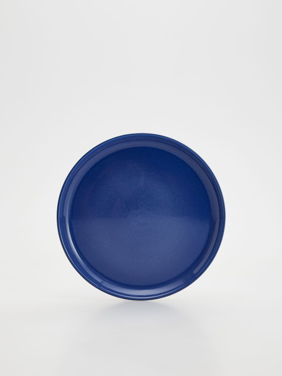 Talerz ceramiczny - niebieski - RESERVED