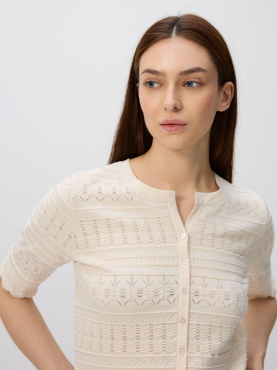 LADIES` BLOUSE - nude - RESERVED - 3