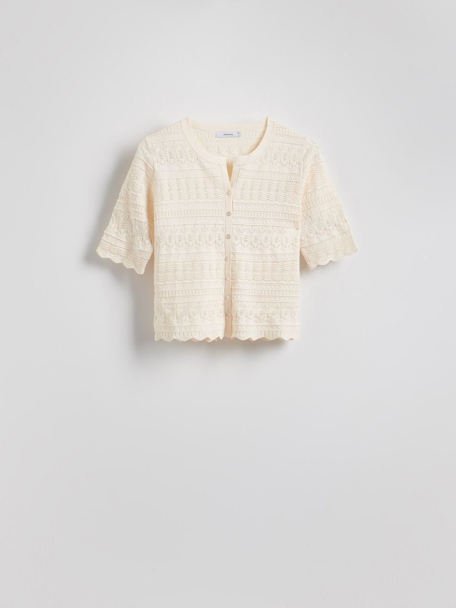 LADIES` BLOUSE - nude - RESERVED - 5