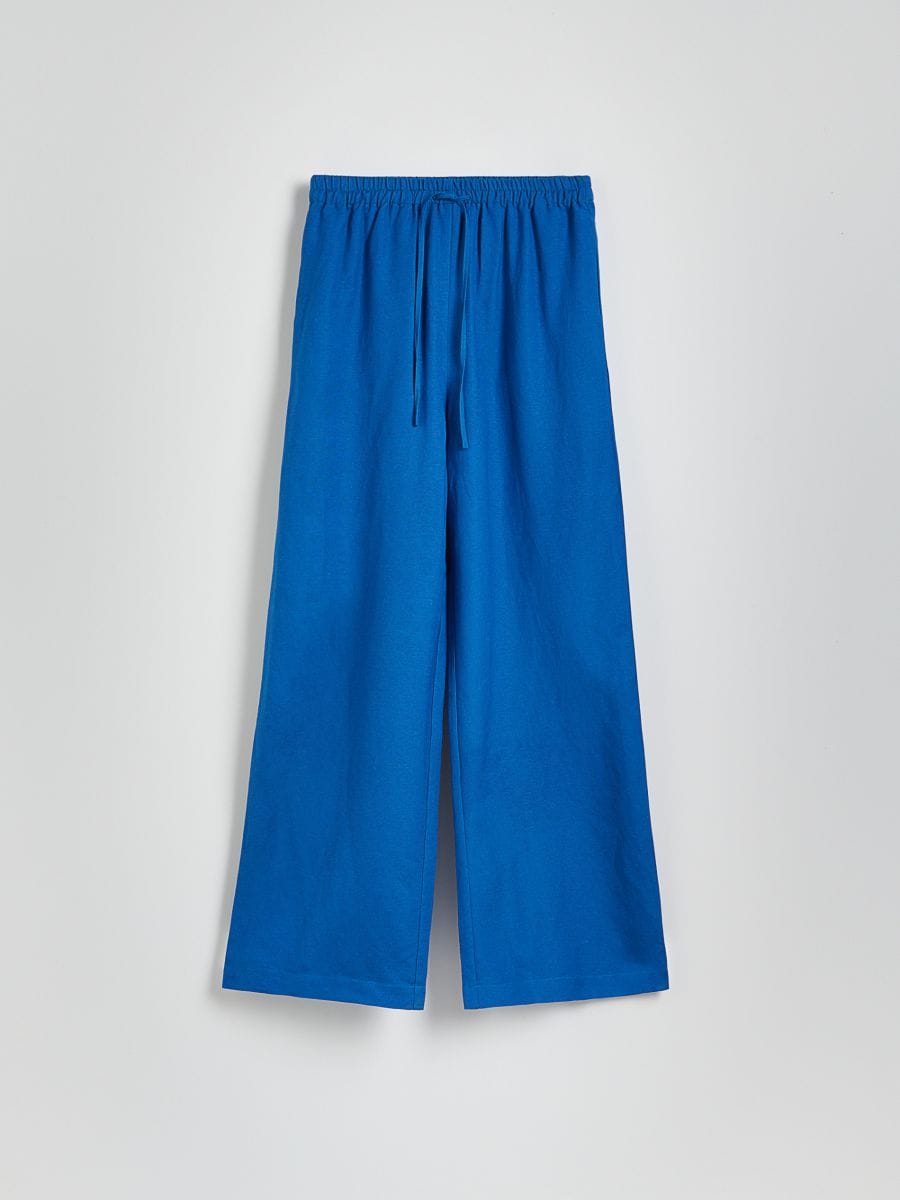 Lockere Leinenhose - hellblau - RESERVED - 5