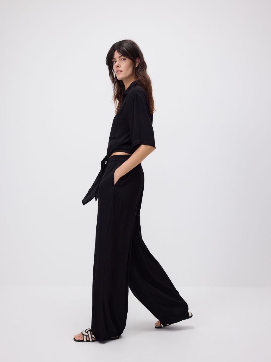 LADIES` TROUSERS - black - RESERVED - 2