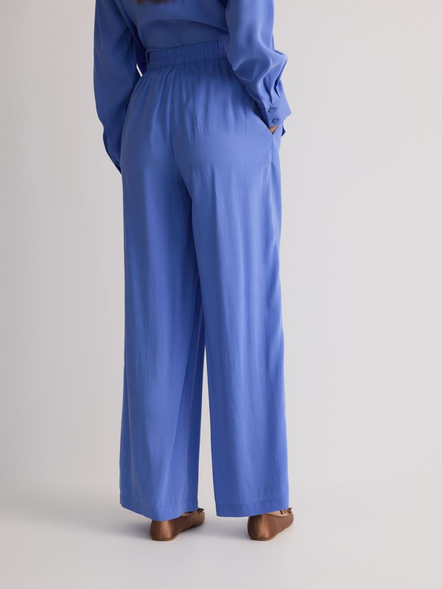 LADIES` TROUSERS - svetlo modra - RESERVED - 4