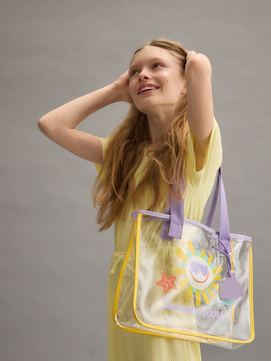 Shopper bag with holo effect - multicolor - RESERVED - 5