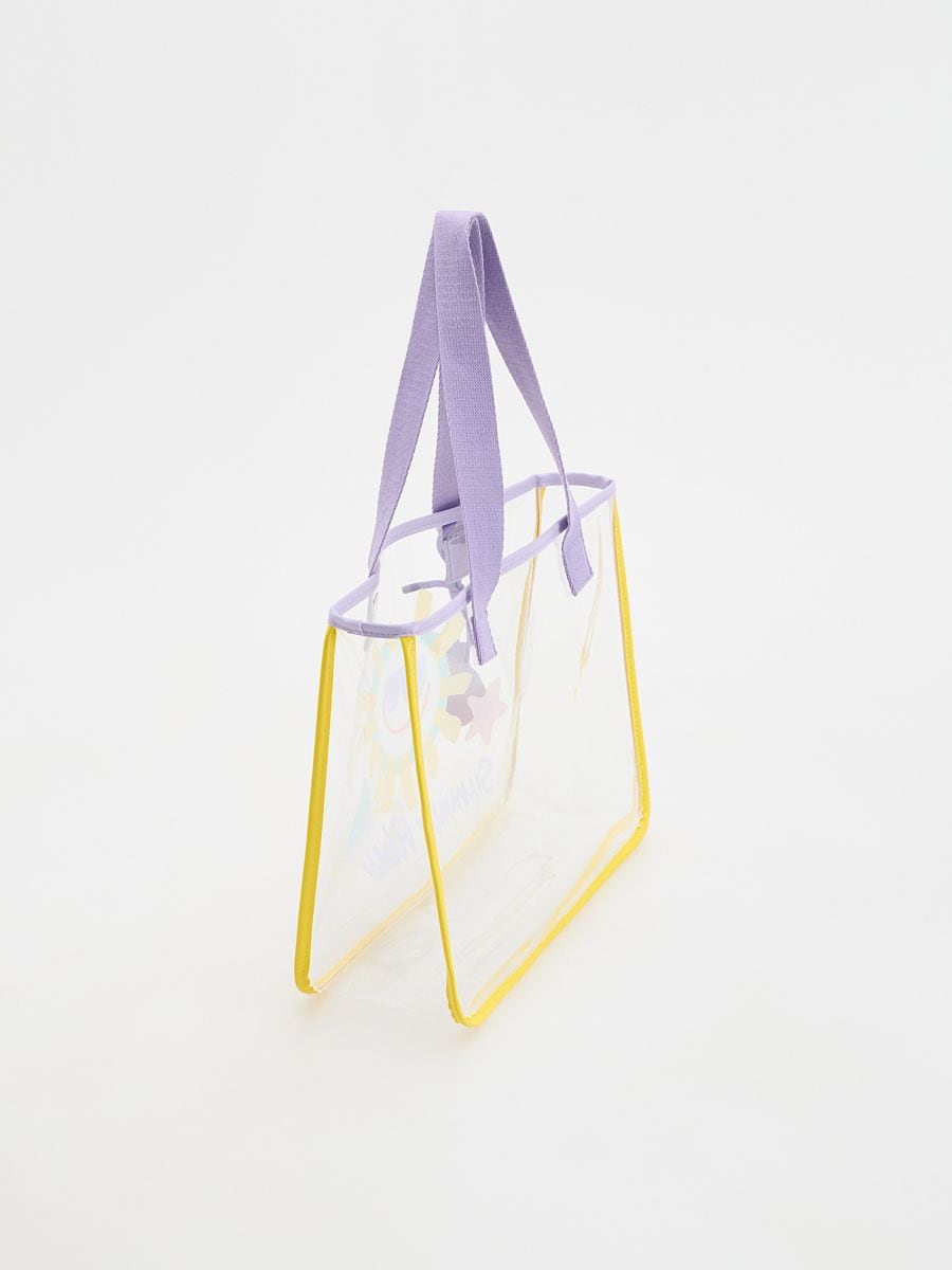 Shopper bag with holo effect - multicolor - RESERVED - 2