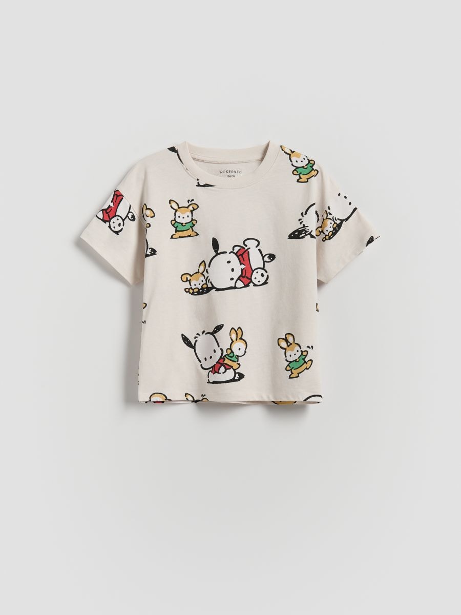 Pochacco t-shirt - BEIGE - RESERVED