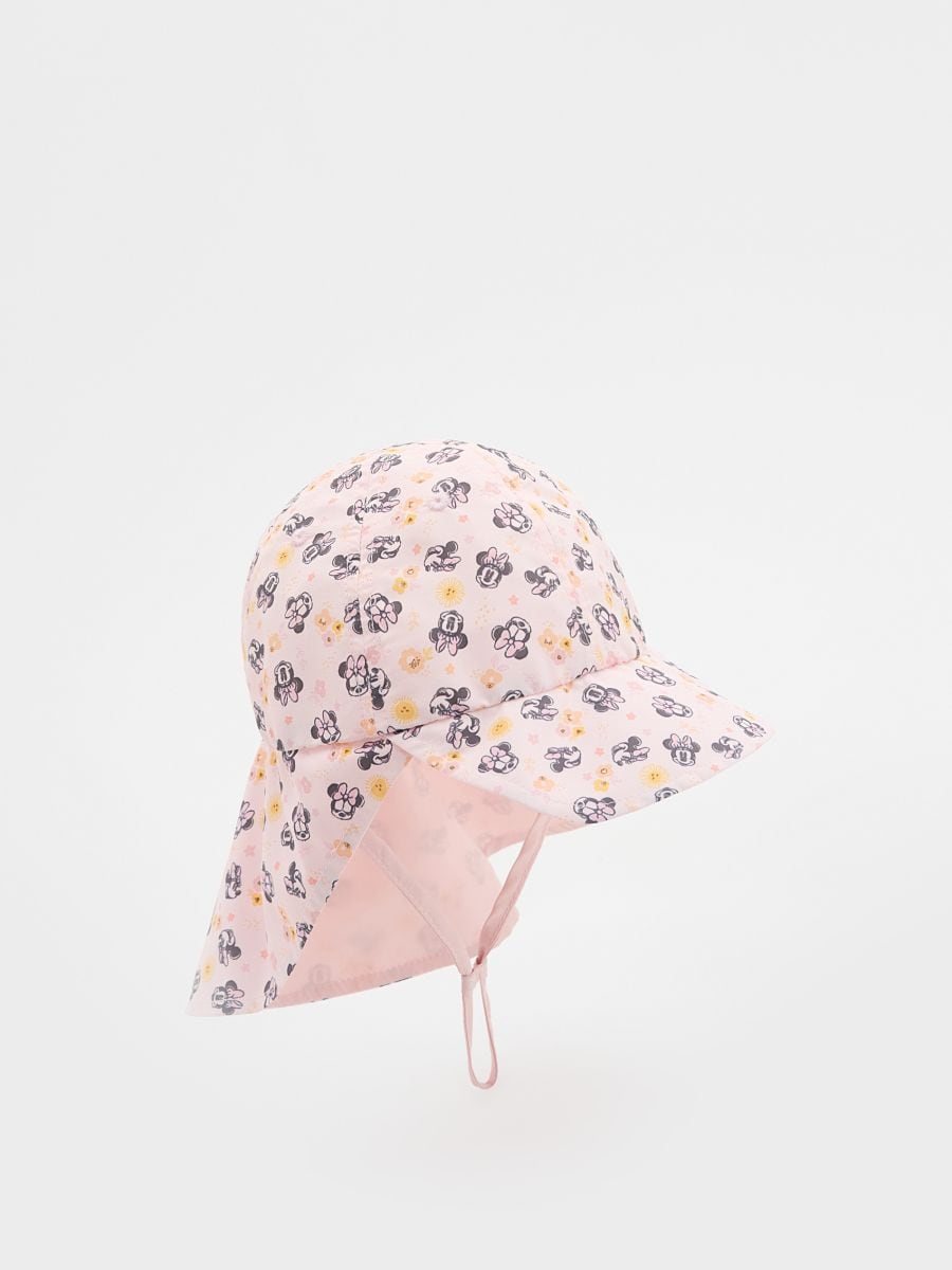Wiązany kapelusz Minnie Mouse - pastelowy róż - RESERVED