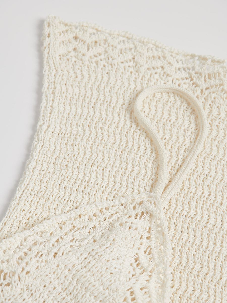 Knitted top - cream - RESERVED - 7