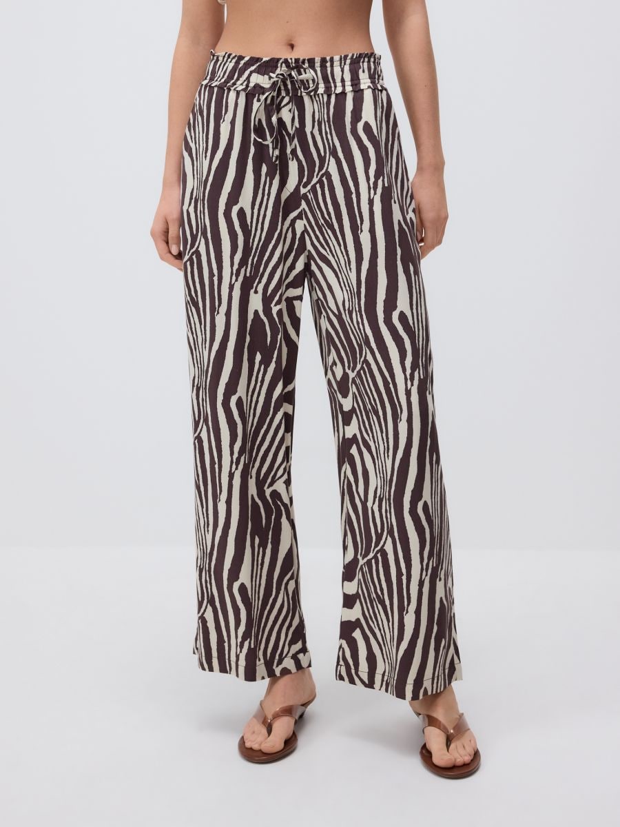 Pantalon en viscose large - Multicolore - RESERVED - 2