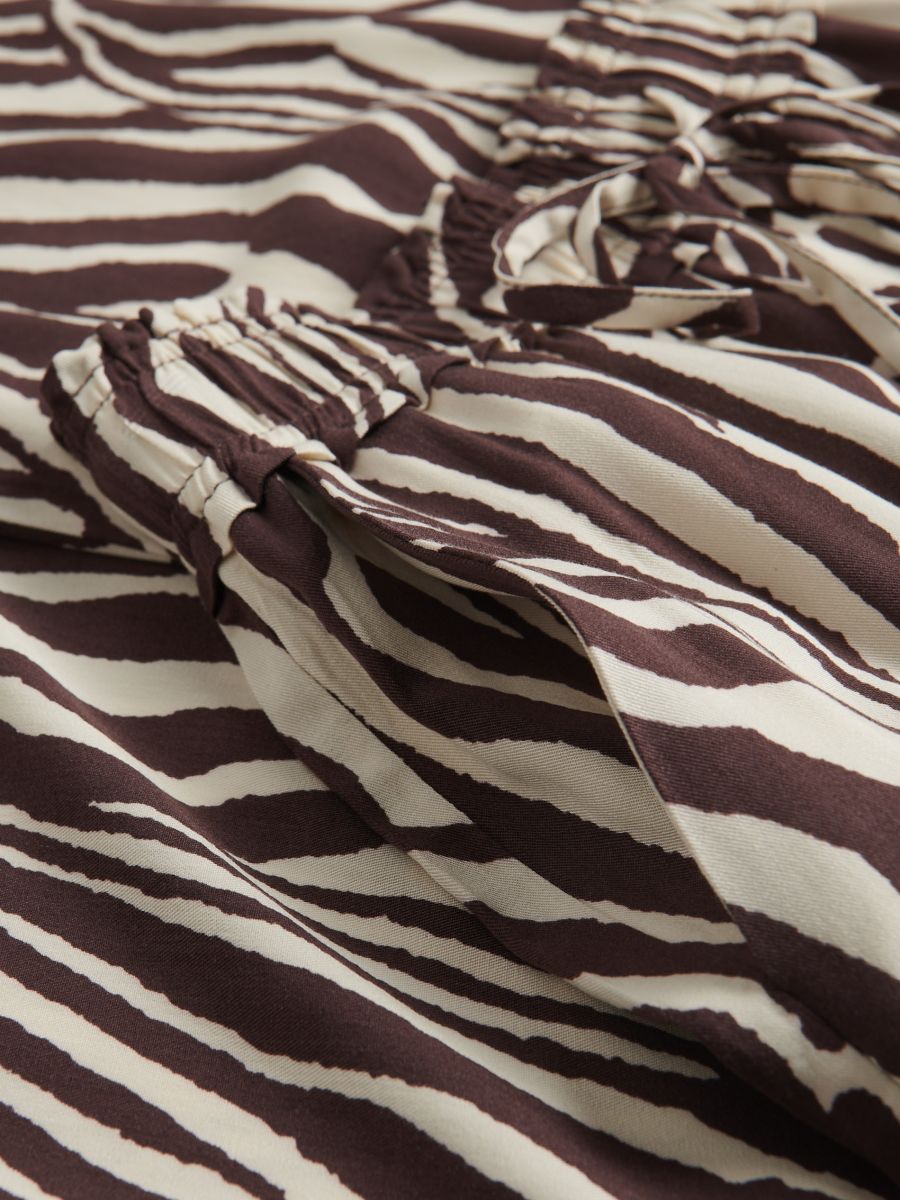 Pantalon en viscose large - Multicolore - RESERVED - 6