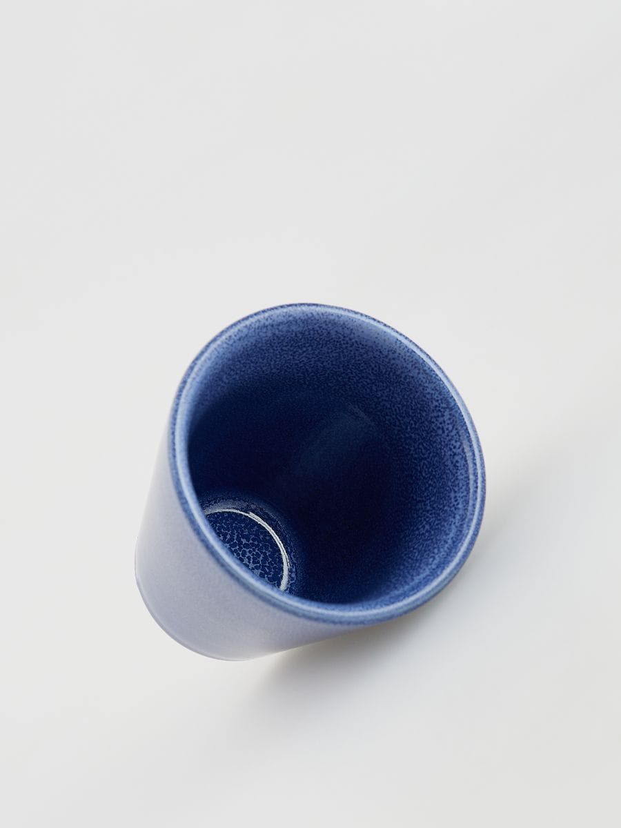 Ceramiczny kubek do espresso - niebieski - RESERVED