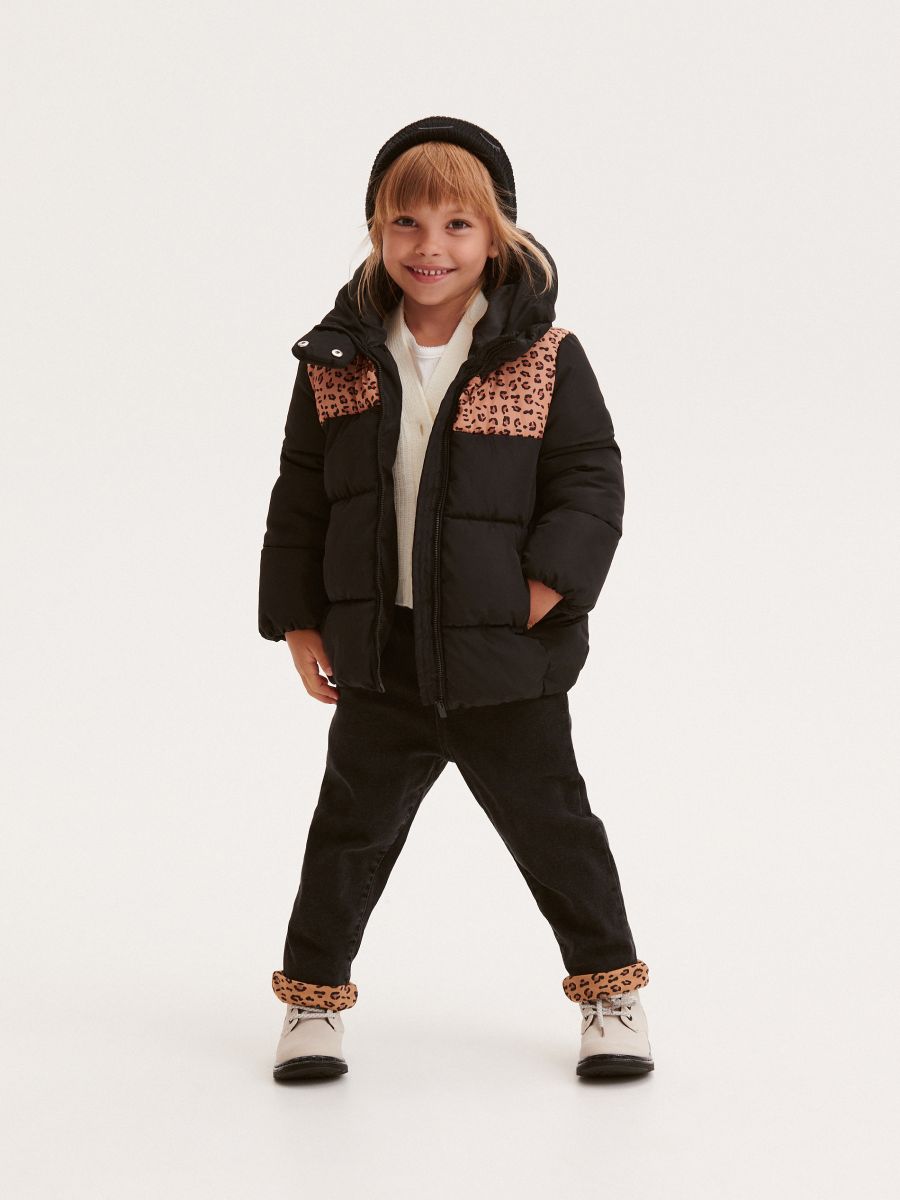 Quilted jacket with reflective effect - black - RESERVED - 6