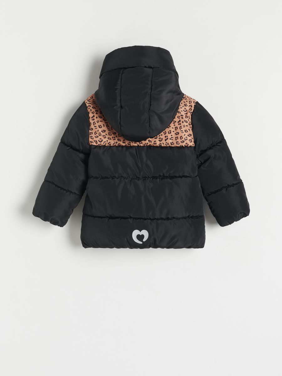 Quilted jacket with reflective effect - black - RESERVED - 5