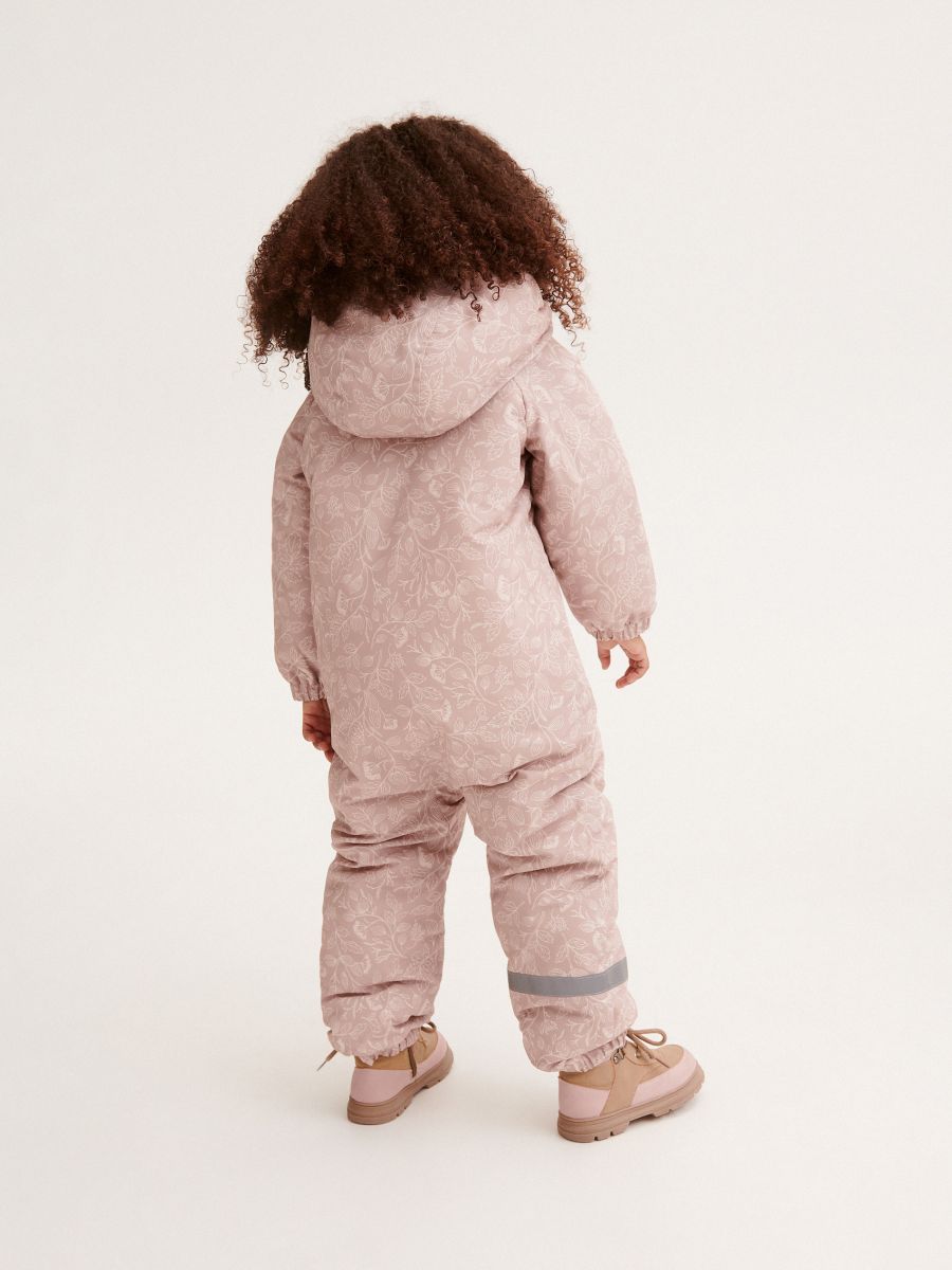 Insulated onesie with hood - beige - RESERVED - 8