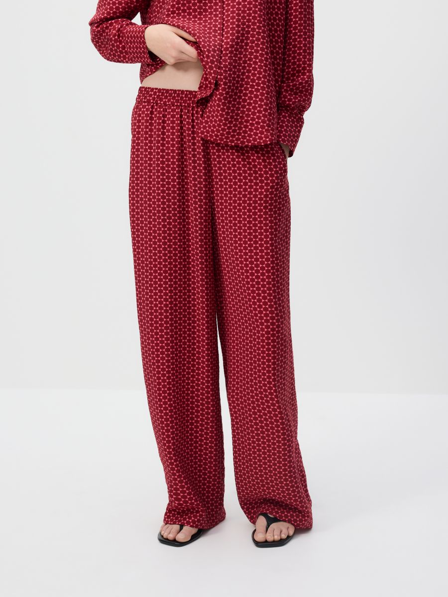 Patterned trousers - pink - RESERVED - 2