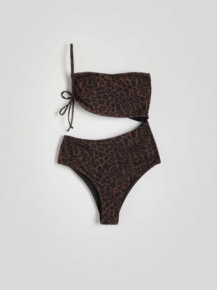 LADIES` BEACHWEAR SUIT - braon - RESERVED