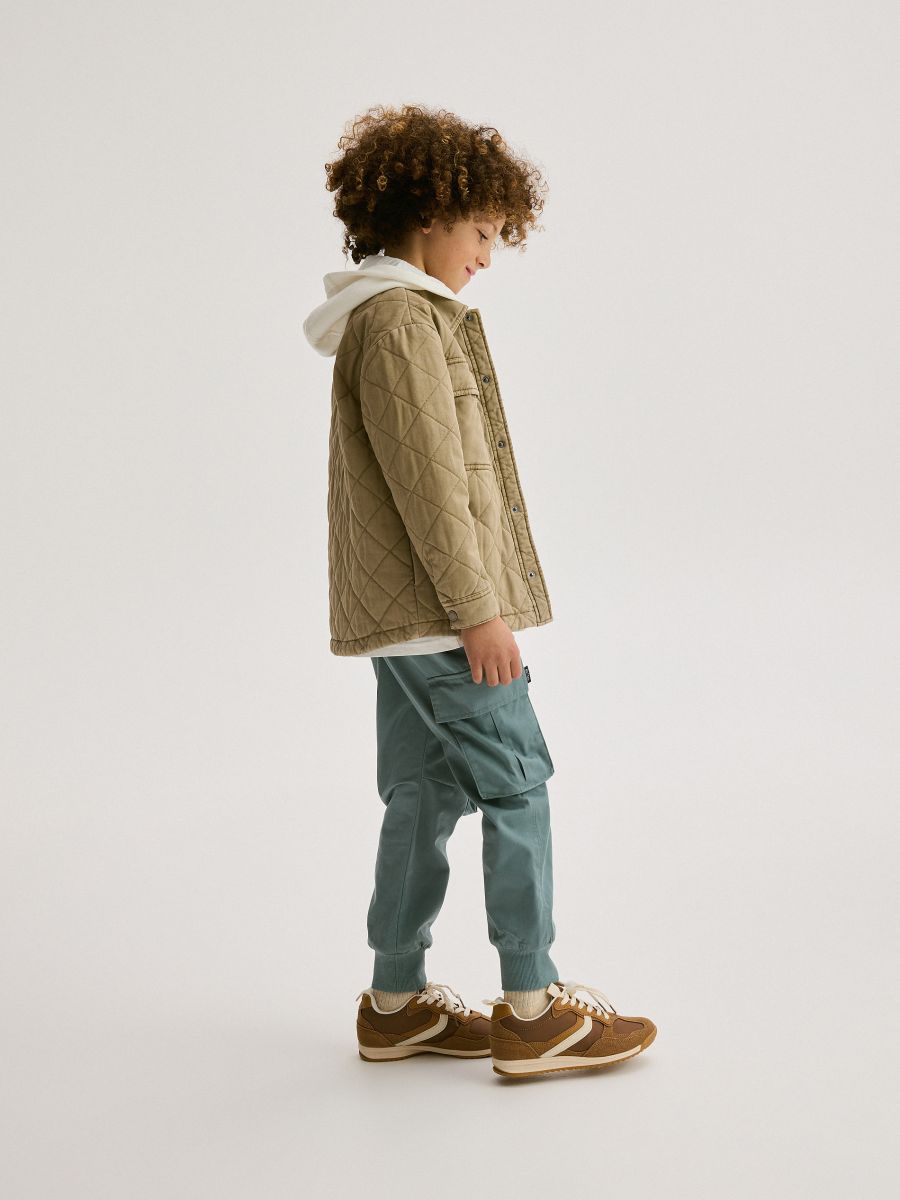 Joggers with pockets - teal green - RESERVED - 3