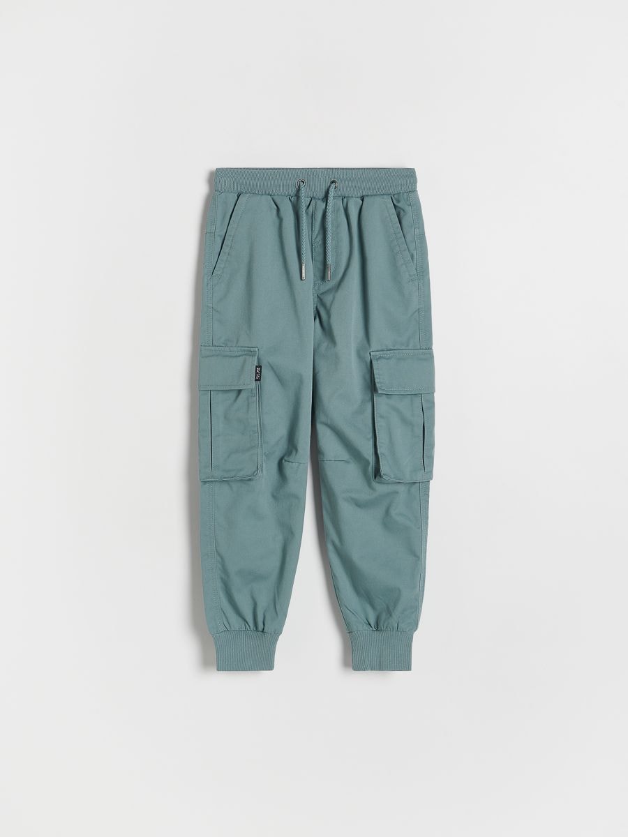 Joggers with pockets - teal green - RESERVED - 2