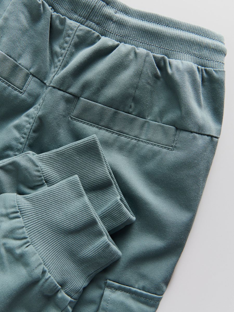Joggers with pockets - teal green - RESERVED - 6