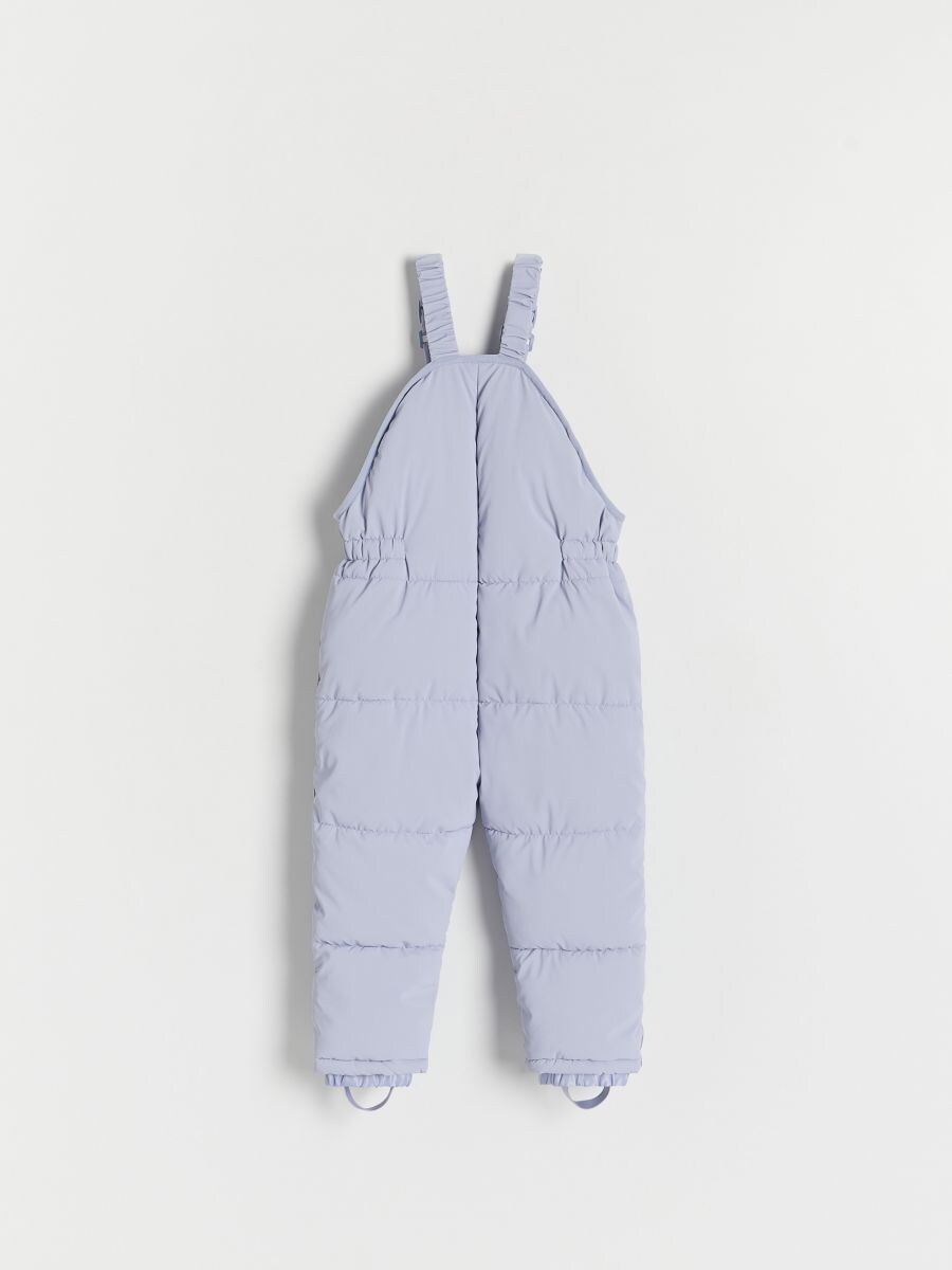 Insulated trousers with braces - pale blue - RESERVED - 2