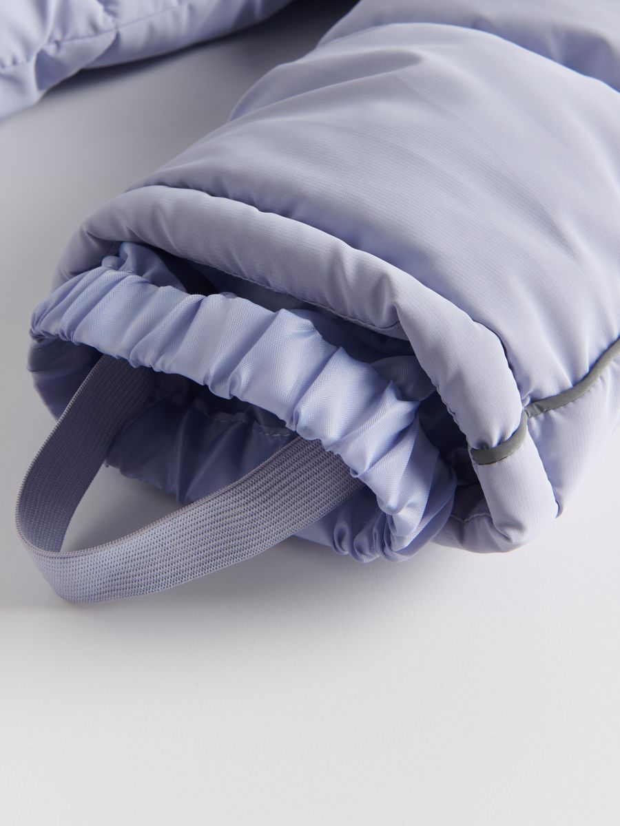 Insulated trousers with braces - pale blue - RESERVED - 8