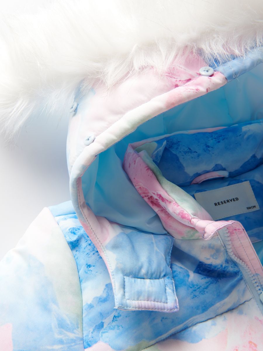 Insulated snowsuit with mittens - multicolor - RESERVED - 6