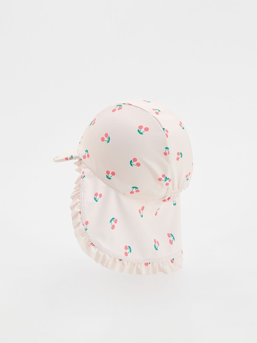 Patterned hat - cream - RESERVED - 2