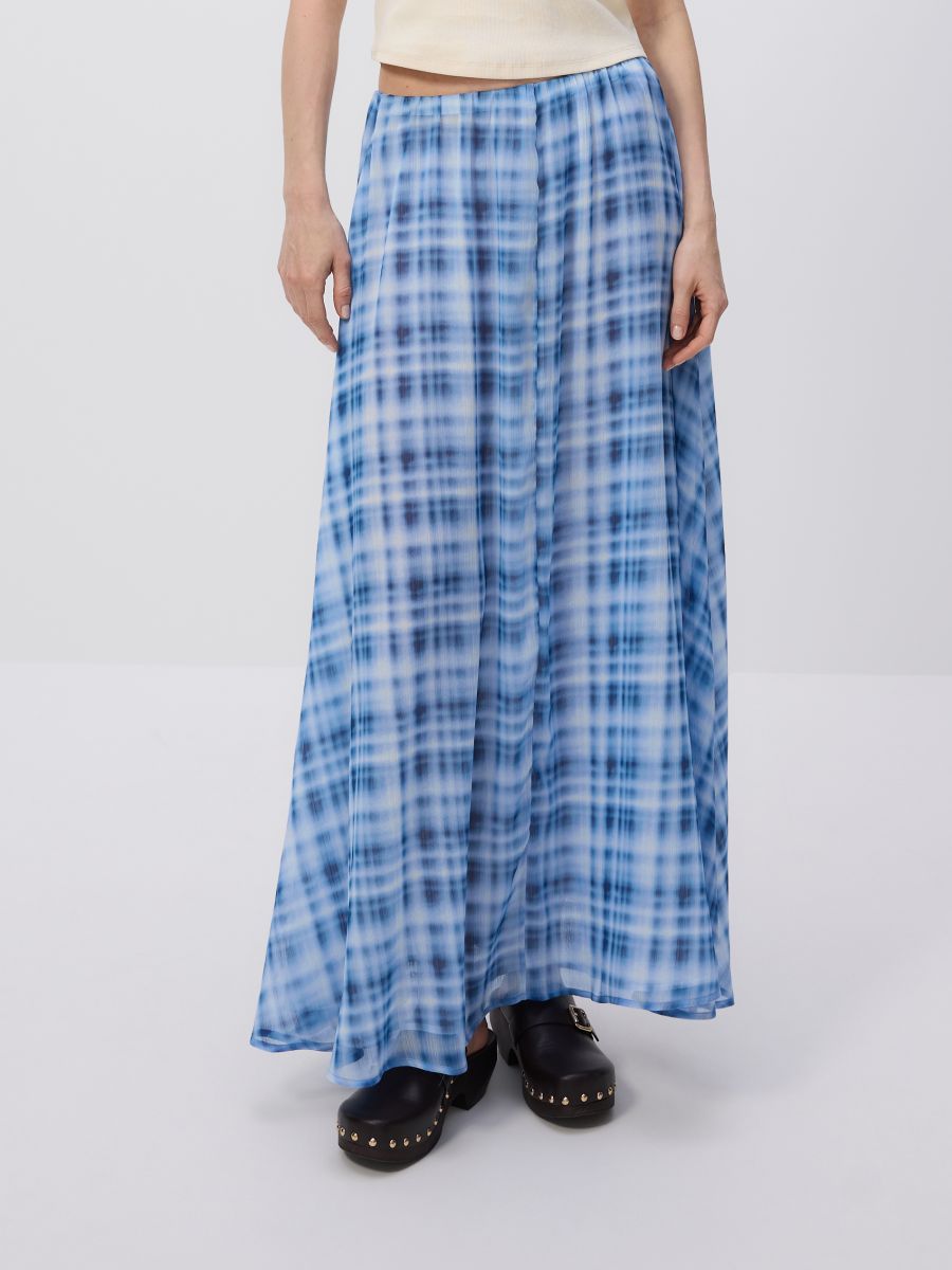 Check skirt - multicolor - RESERVED - 2