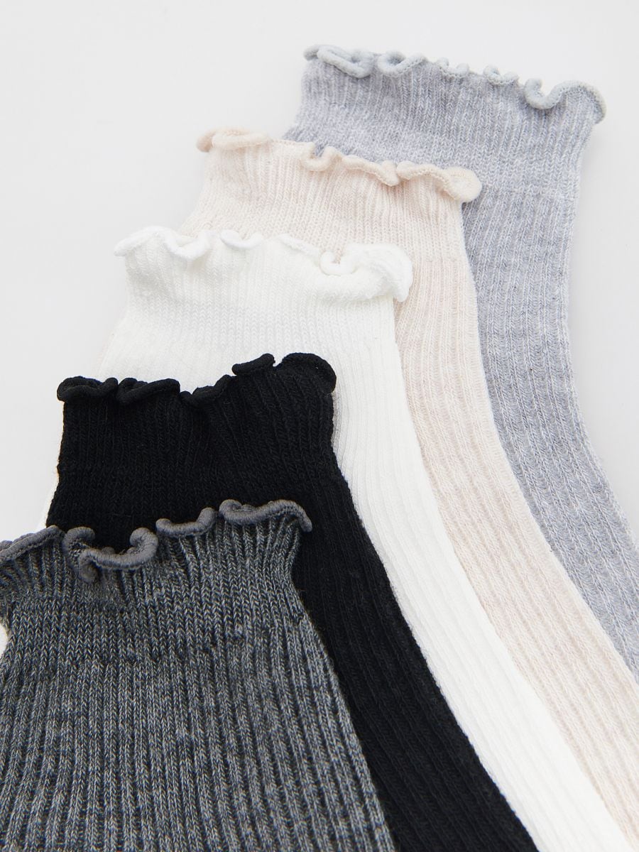 5 pack socks - black - RESERVED - 2