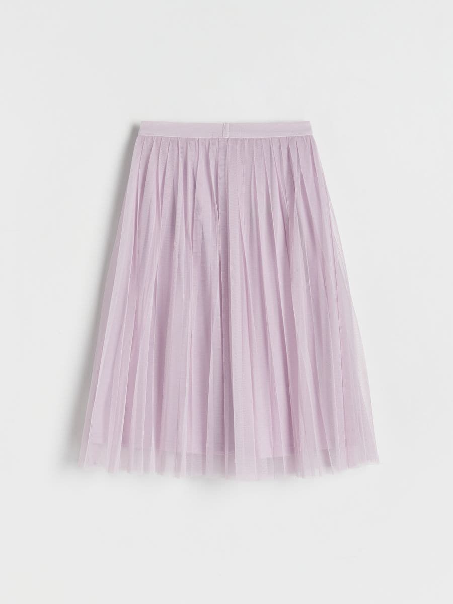Pleated midi skirt - lavender - RESERVED - 3