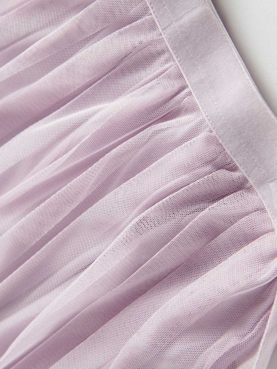 Pleated midi skirt - lavender - RESERVED - 5