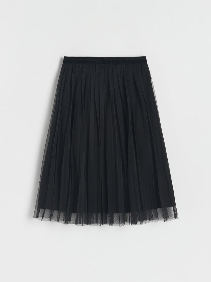 Pleated midi skirt - black - RESERVED - 3