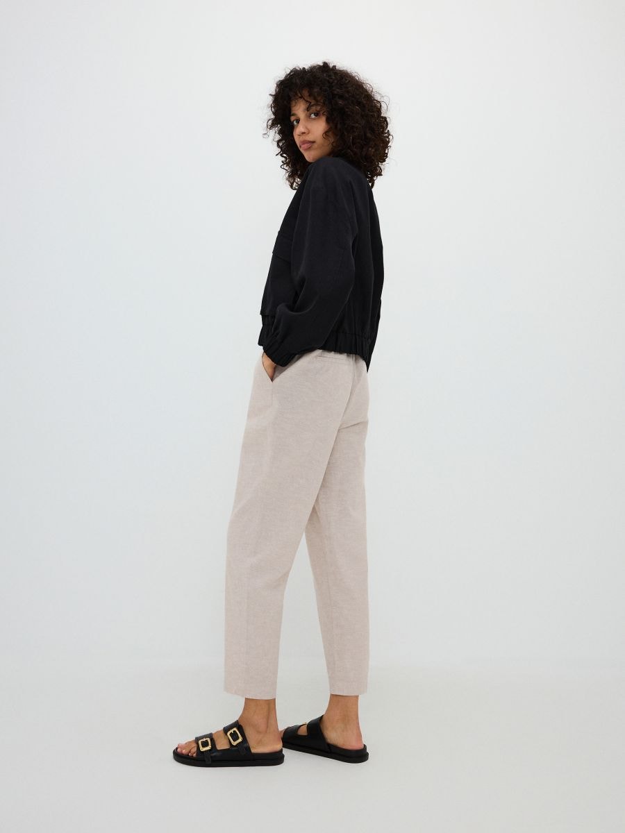 LADIES` TROUSERS - NUDE - RESERVED