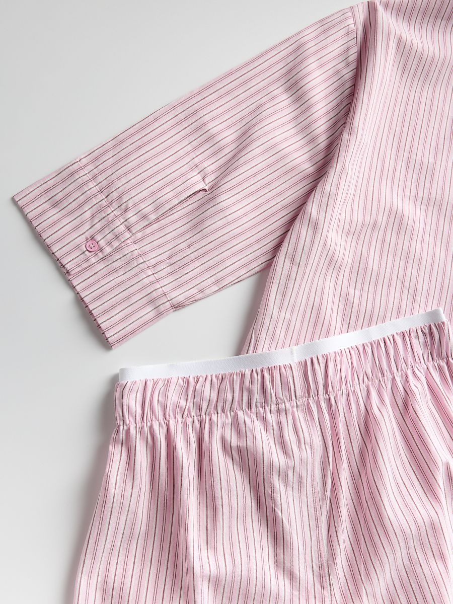 Set pigiama da due pezzi in cotone - rosa - RESERVED - 7