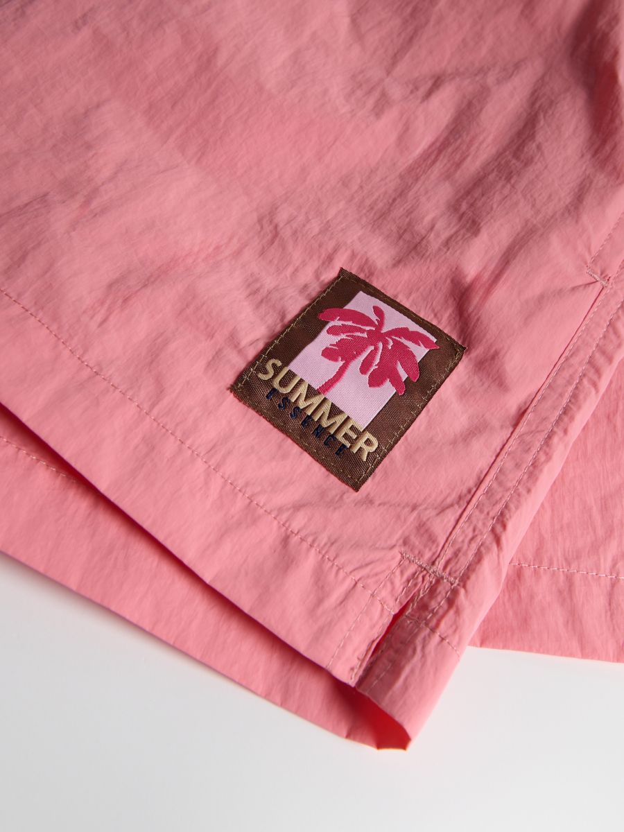 Plain beach shorts - pink - RESERVED - 2