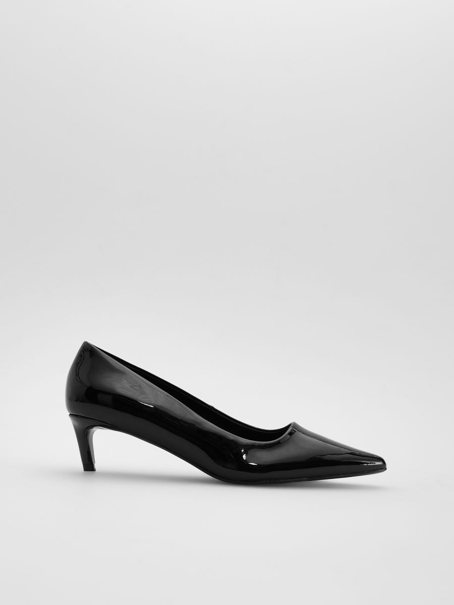 Pumps mit Pfennigabsatz - schwarz - RESERVED