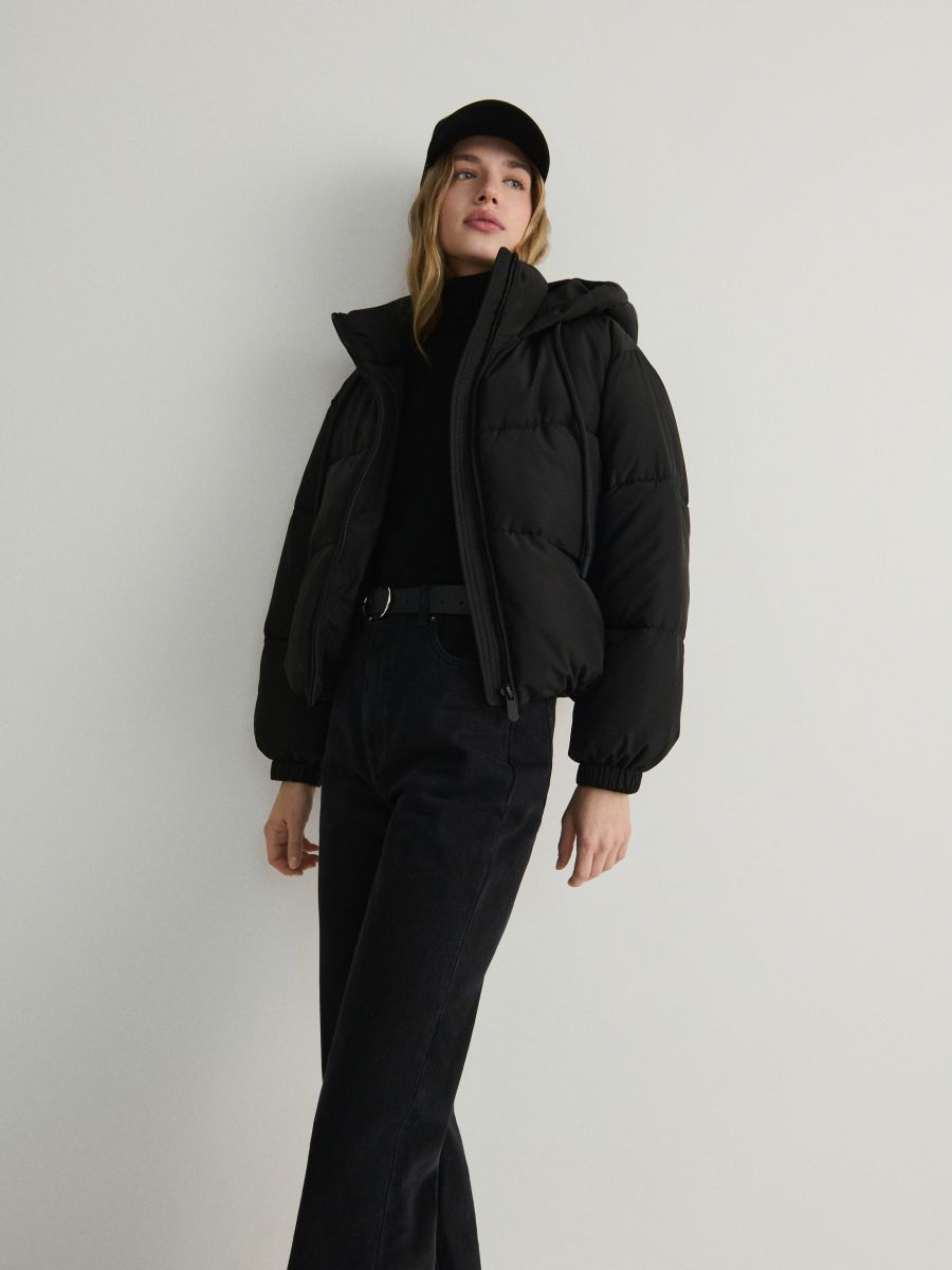 Oversized padded jacket - black - RESERVED - 2