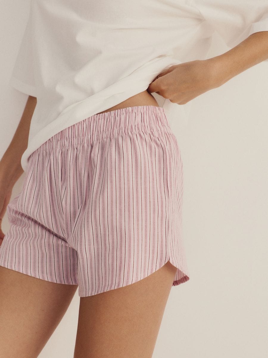 Two piece pyjama set with short-sleeved top - pink - RESERVED - 4