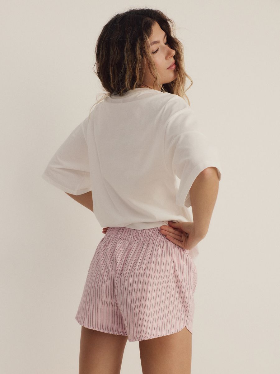 Two piece pyjama set with short-sleeved top - pink - RESERVED - 3