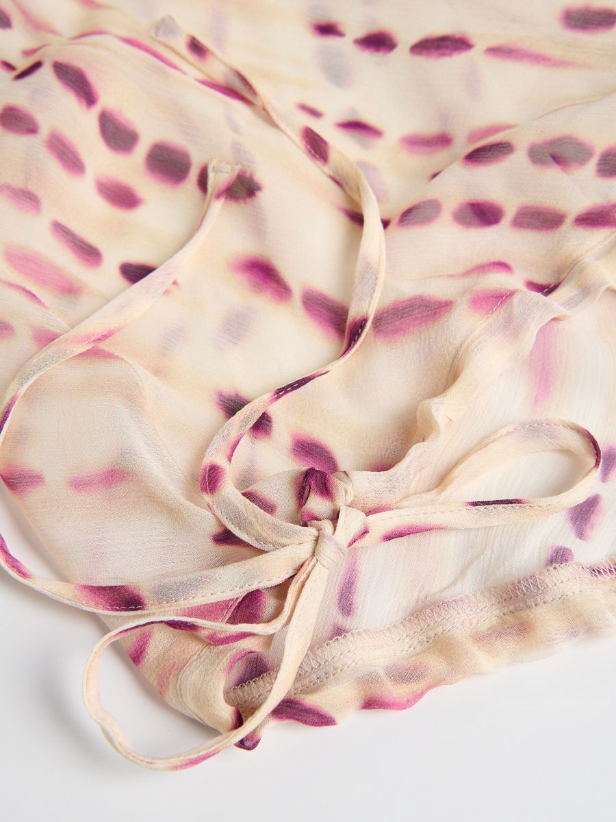 Jupe à motif en viscose - Multicolore - RESERVED - 5