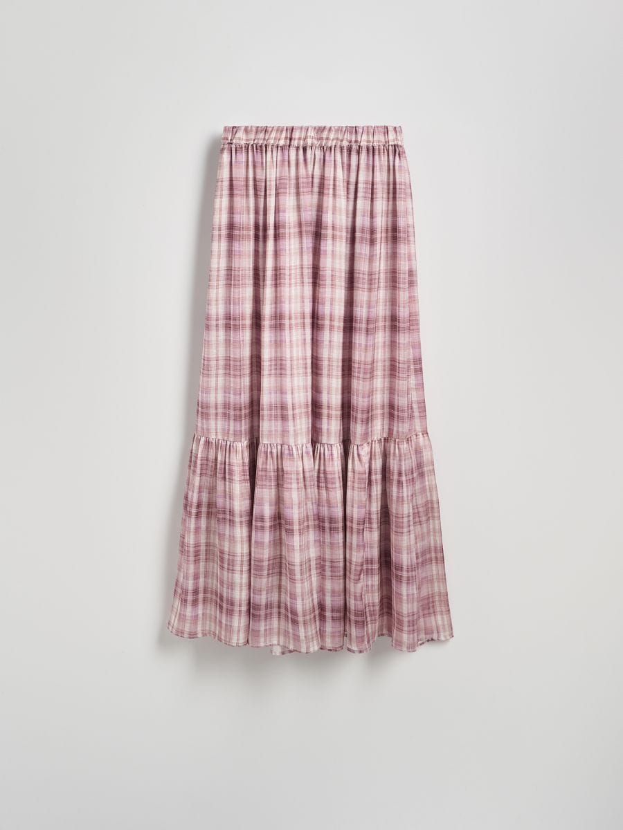 Check maxi skirt - multicolor - RESERVED - 2